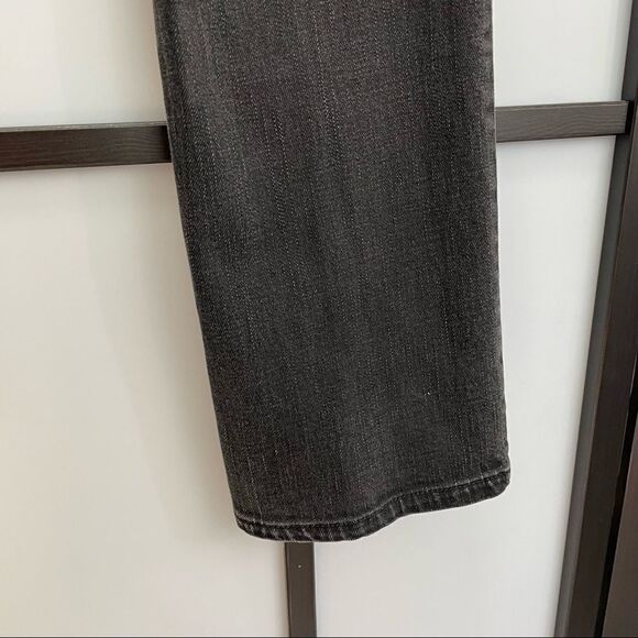 [2] Lauren By Ralph Lauren Black Classic Straight Leg Jeans Fall Cotton Denim - Picture 3 of 13